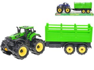 Obrázek z Traktor s vlečkou 33,5cm na setrvačník,2dr,v krabičce 